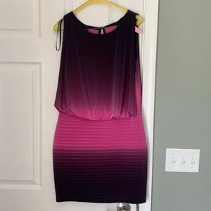 Purple Ombré Xscape Dress Size 10